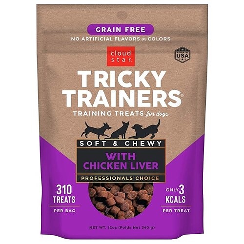 CloudStar - Tricky Trainers - Grain Free Soft & Chewy w/ Chicken Liver